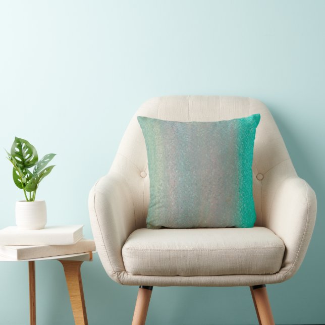 green Throw Pillows (Chair)