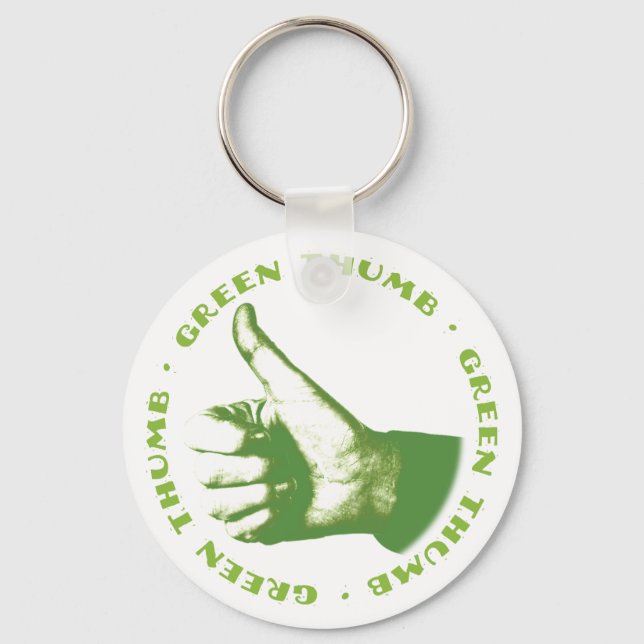 Green Thumb Key Ring (Front)