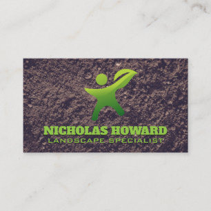 Green Thumb Logo   Soil Business Card