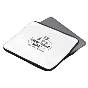 Green Thumb Magic   Urban Gardening  Laptop Sleeve