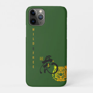 Green Tiger Wild & Free Chinoiserie Chic Case-Mate iPhone Case