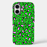Green tiger with pink