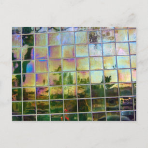green tile postcard