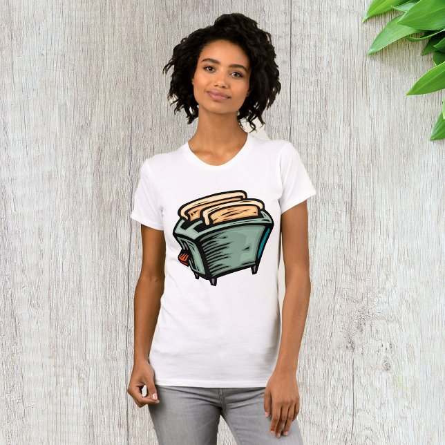 Green Toaster Womens T-Shirt (Creator Uploaded)