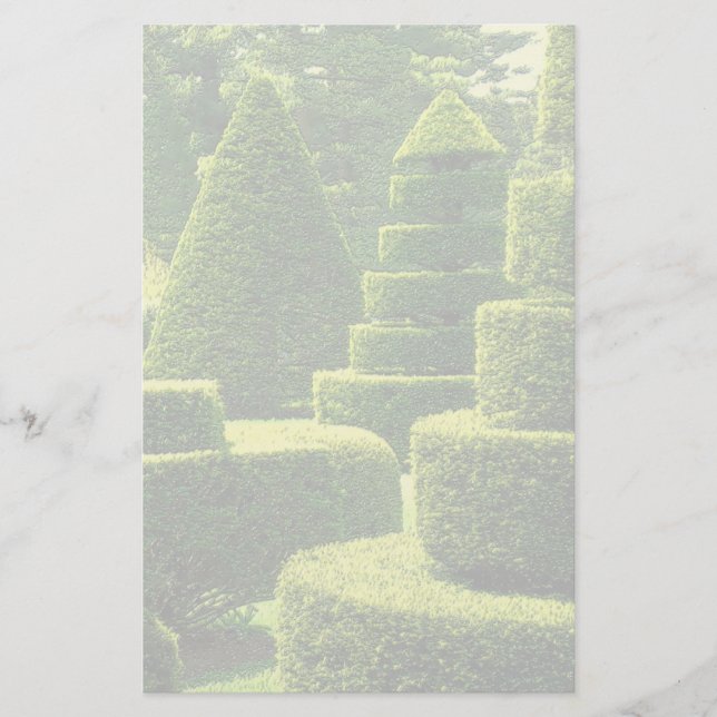 Green Topiary - Stationery (Front)