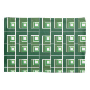 Green Topsy Turvy  Pillowcase