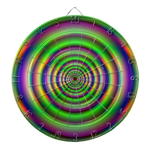 Green Torus Tunnel Dartboard (Front)