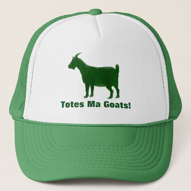 Green Totes Ma Goats Watercolor Hat (Front)