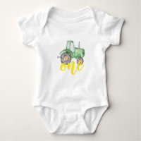 Green Tractor Farm Themed 1st Birthday