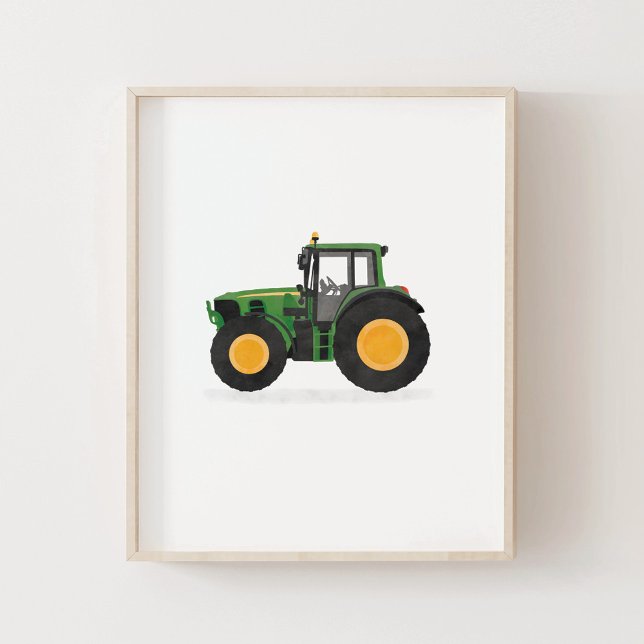 Green Tractor Kids Room Decor (Creator Uploaded)