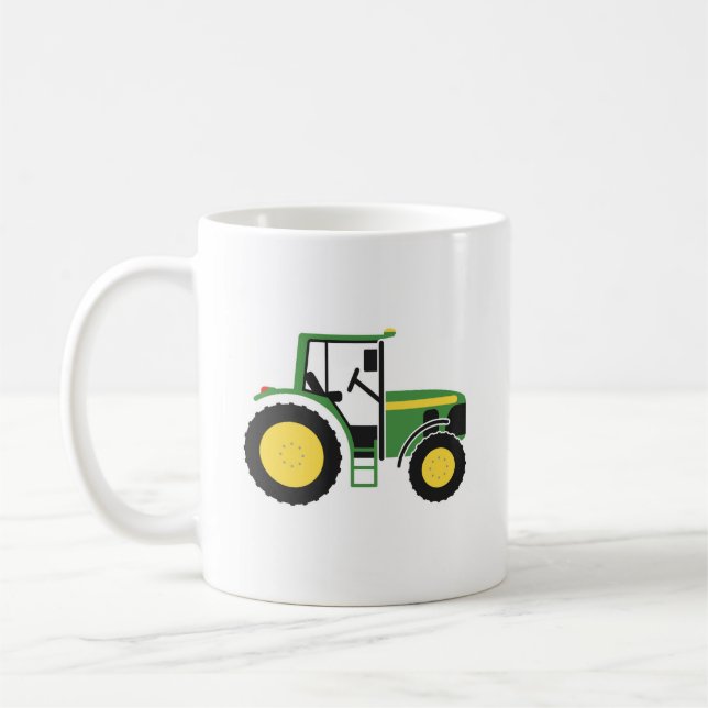 Green Tractor Mug (Left)