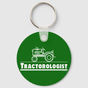 Green Tractor Ologist Key Ring