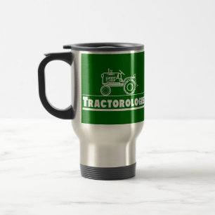 Green Tractor Ologist Travel Mug