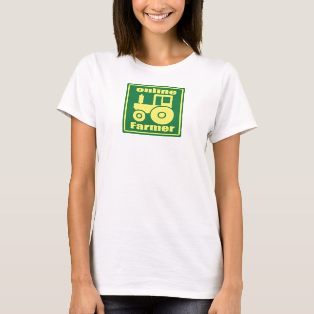 green tractor T-Shirt (Front)