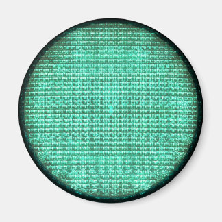 Green Traffic Light Magnet