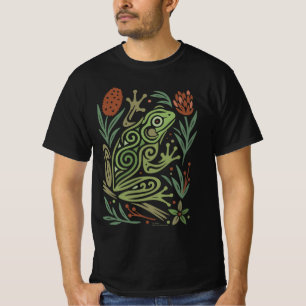 Green Tree Frog Australian Wildlife Tattoo Art T-Shirt