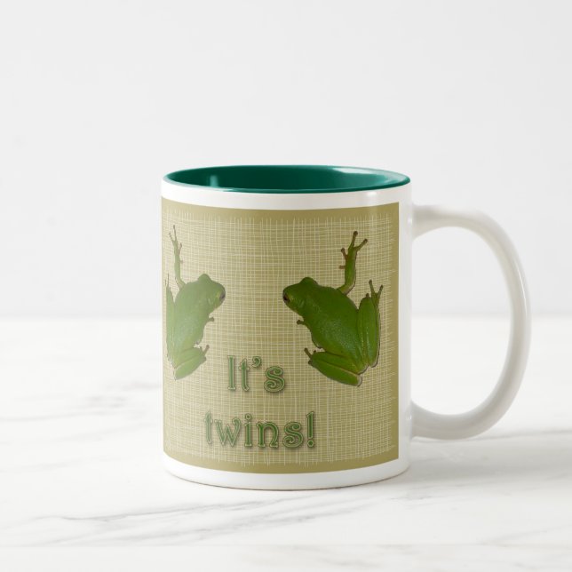 Green Tree Frog It's twins! Mug (Right)