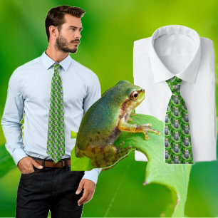Green Tree Frog Tie
