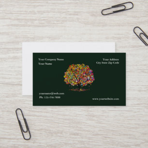 Green Tree Garden Lawn Care and Landscape Business Card