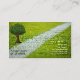 Green Tree Garden Lawn Care and Landscape Business Card