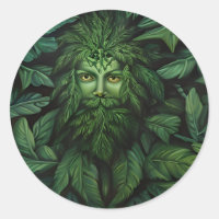 Green Tree Man stickers