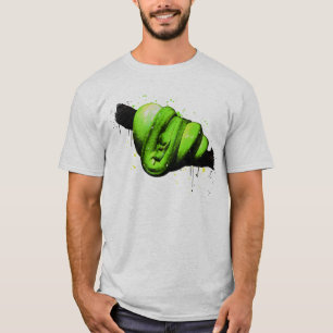 Green Tree Python Watercolor Reptile T-Shirt