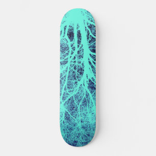 Green tree silhouette skateboard