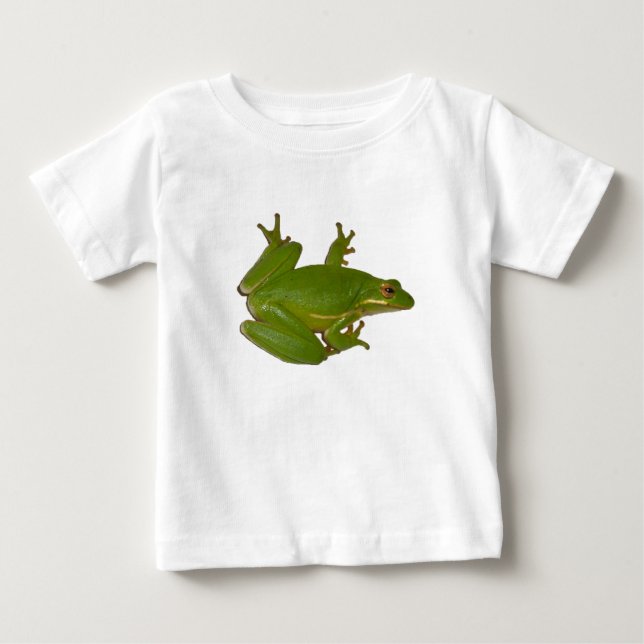 Green Treefrog Baby T-Shirt (Front)