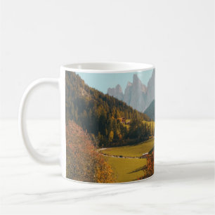 GREEN TREES AND GRASS FIELD COFFEE MUG