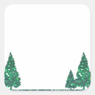 Green Trees Stickers
