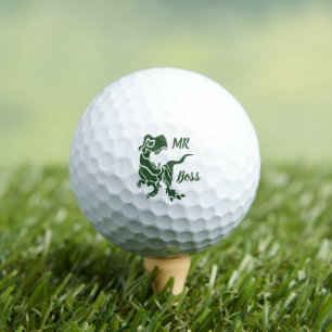 Green Trex the Boss Dino Golf Balls