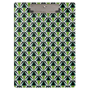 Green Triangles Clipboard