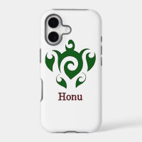 Green Tribal Hawaiian Sea Turtle Case-Mate iPhone