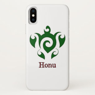 Green Tribal Hawaiian Sea Turtle Case-Mate iPhone Case