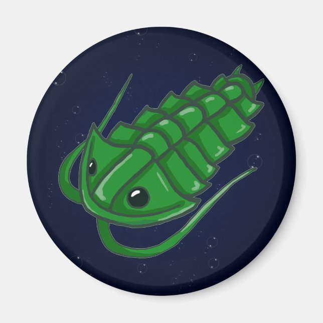 Green Trilobite Magnet (Front)