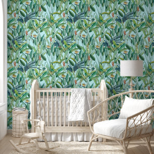 Green Tropical Jungle Banana Tree Strelitzia Wallpaper