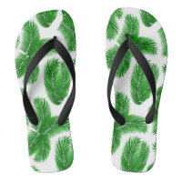 Green Tropical Palm Leaf Pattern