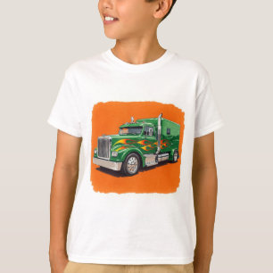  Green Truck with Airbrushing, by Natasha Us   T-Shirt