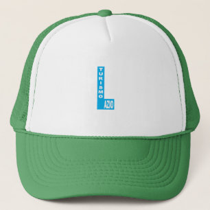 Green Trucker cap DESIGN LAZIO TURISMO