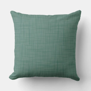 green turquoise abstract textured with strokes pat cushion