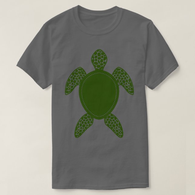 green turtle 1 T-Shirt (Design Front)