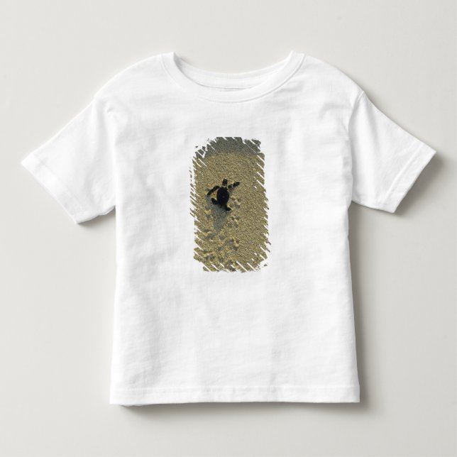 Green Turtle, (Chelonia mydas), hatchling Toddler T-Shirt (Front)