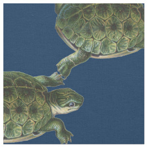 Green Turtle Fabric