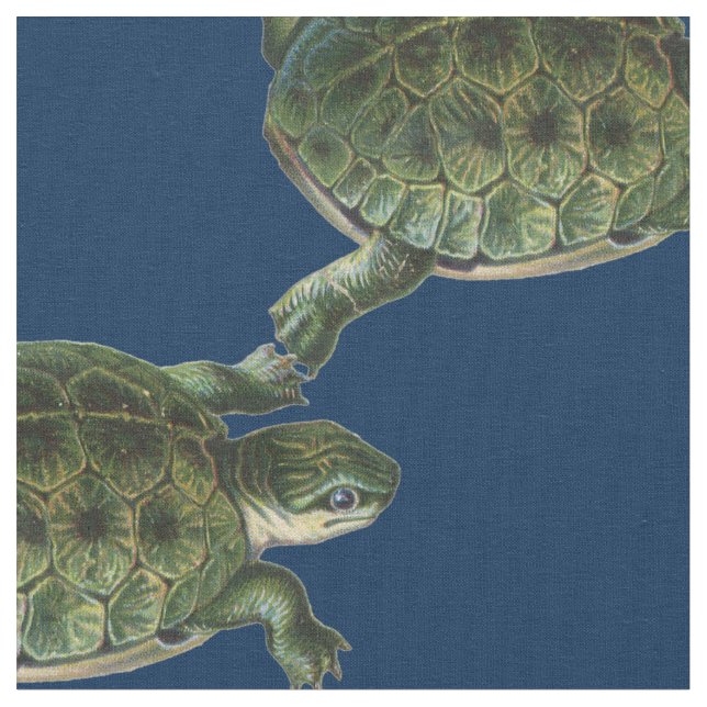 Green Turtle Fabric (Close Up)