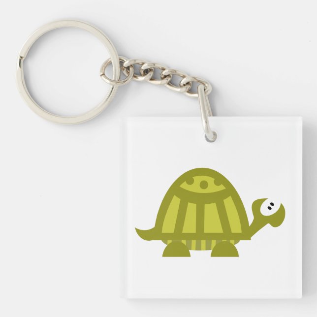 Green Turtle Key Ring (Front)