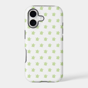 Green Turtle Pattern iPhone Case