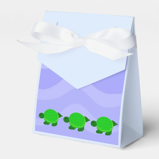 Green Turtles Favour Box (Front Side)