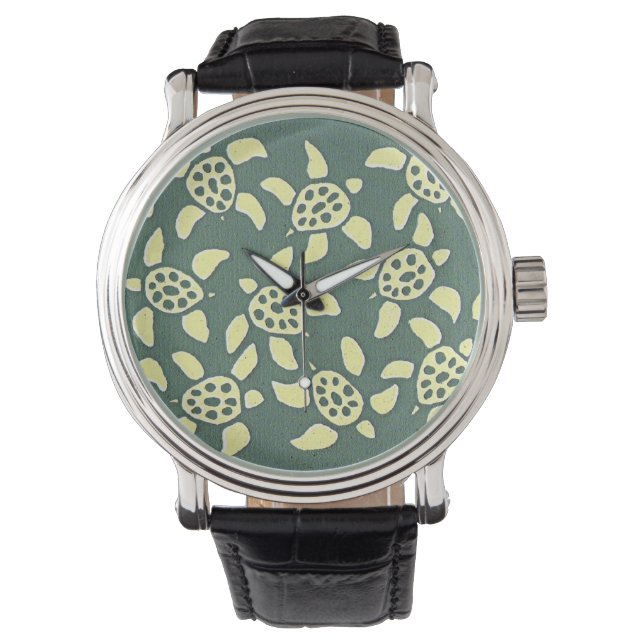 Green Turtles  Watch (Front)