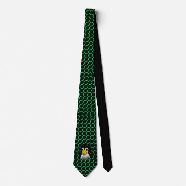 Green Tux Truchet Tie (Front)