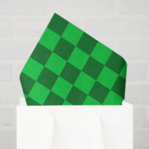 Green Two Toned Chequerboard Pattern